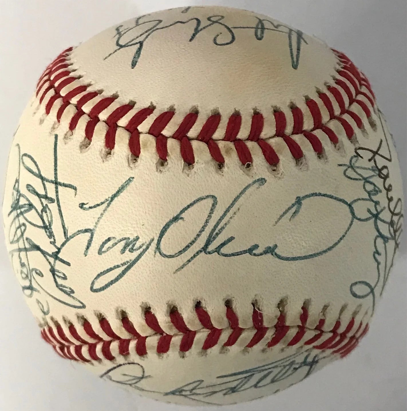 Old Timers Autographed Official Baseball