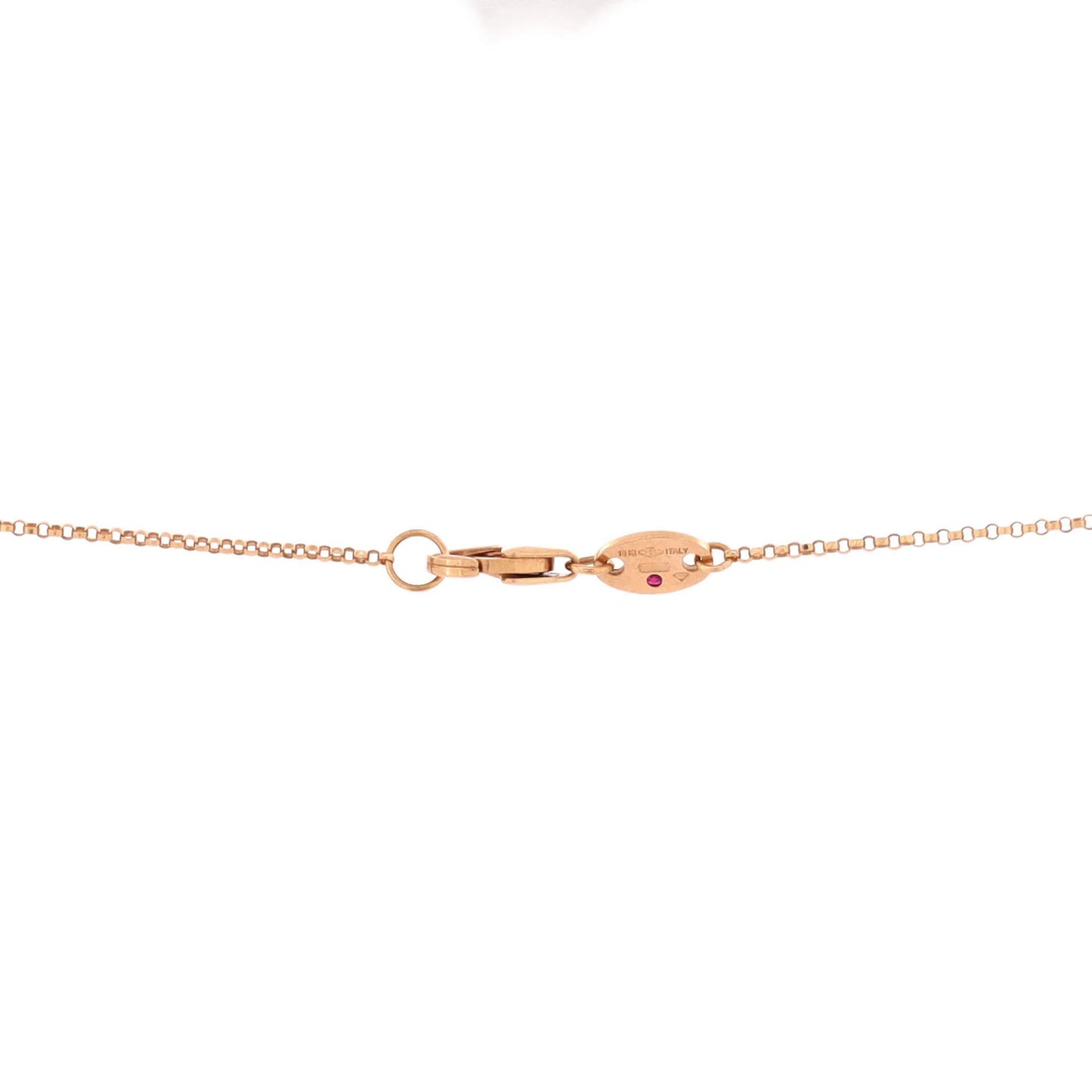 Roberto Coin Petite Venetian Princess Flower Three Strand Long Necklace 18K Rose