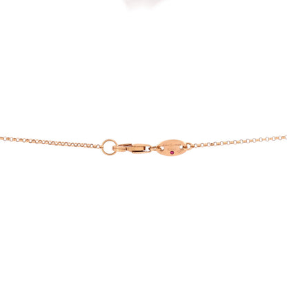 Roberto Coin Petite Venetian Princess Flower Three Strand Long Necklace 18K Rose