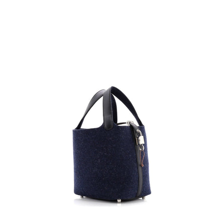 Hermes Picotin Lock Bag Felt With Leather Pm