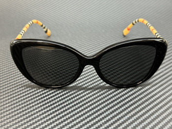BURBERRY BE4407 385387 Black Grey Women's 54 mm