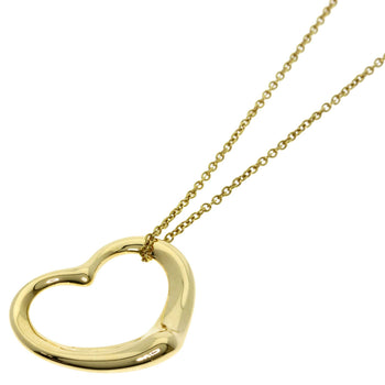 Tiffany&Co.   Necklace Open Heart K18 Yellow Gold