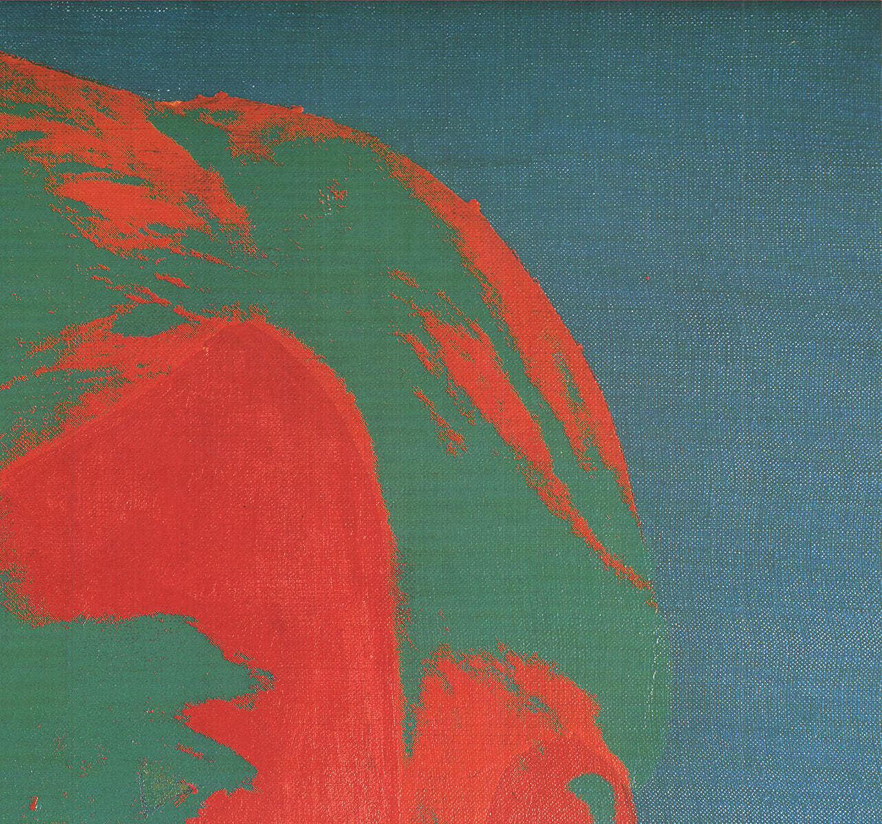 Andy Warhol Self Portrait " Poster Pop Art Green Orange Man Figur