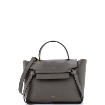 Celine Belt Bag Textured Leather Micro
