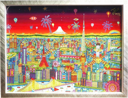 Johann Perathoner "Tokyo Iii" Plexi Art Hc3/3 Signed Original Contemporary Art