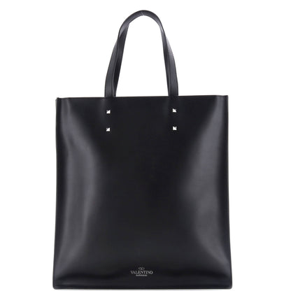 Valentino Garavani Vltn Rockstud Shopping Tote Printed Leather Tall