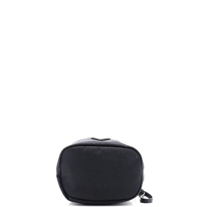 Prada Drawstring Wristlet Bucket Bag Tessuto Small