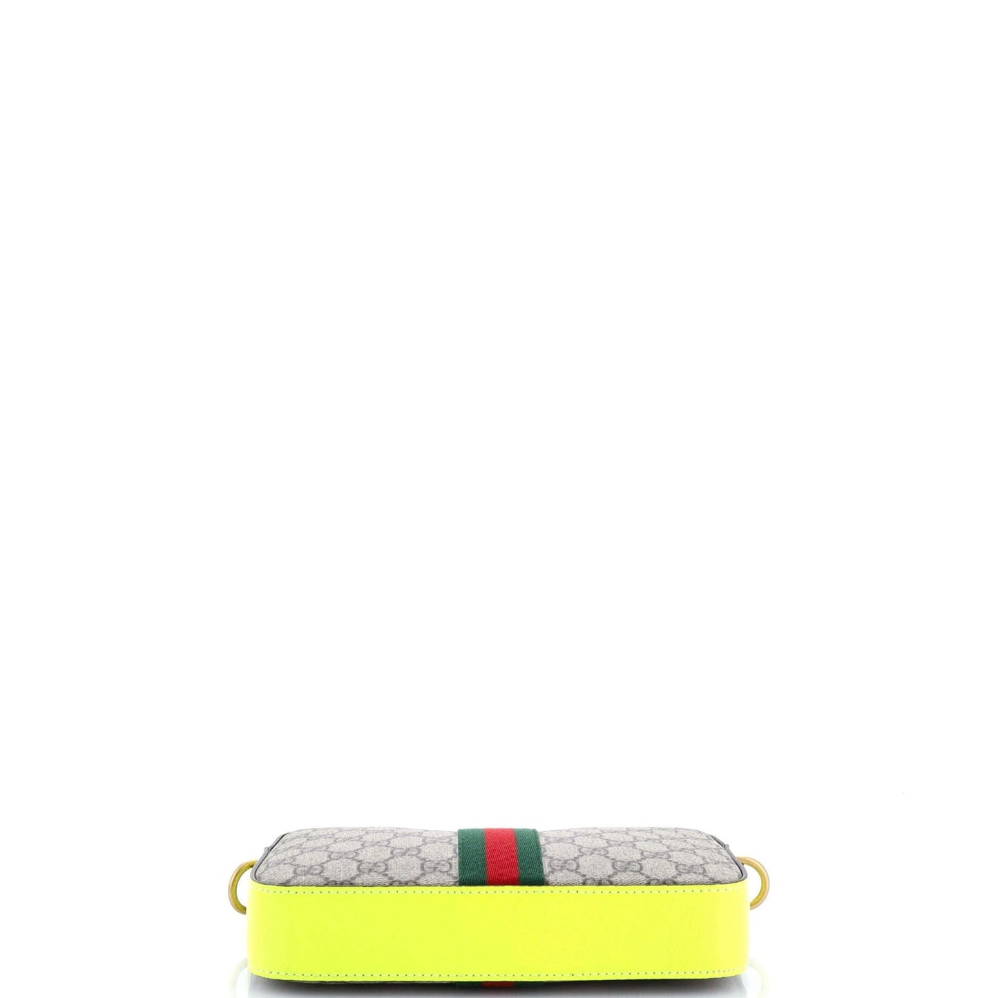 Gucci Ophidia Convertible Camera Bag Gg Coated Canvas With Leather Small