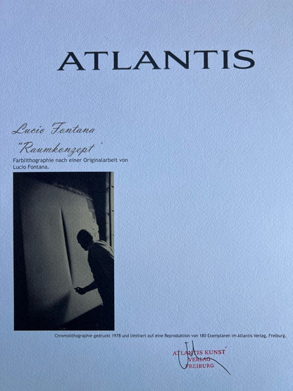Lucio Fontana Lithograph