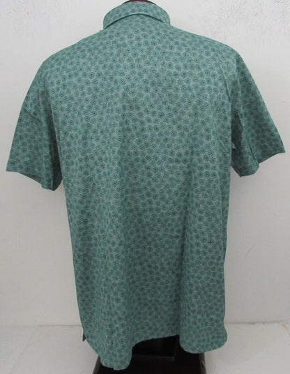 2024 Masters Clubhouse Collection Green Floral Polo With Logo Size Xl Nwt 188210