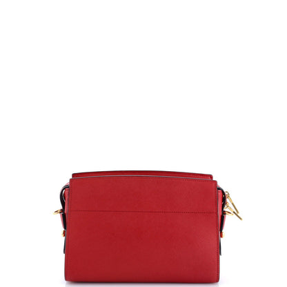 Prada Bibliotheque Crossbody Saffiano Leather