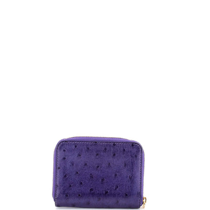 Louis Vuitton Zippy Coin Purse Ostrich