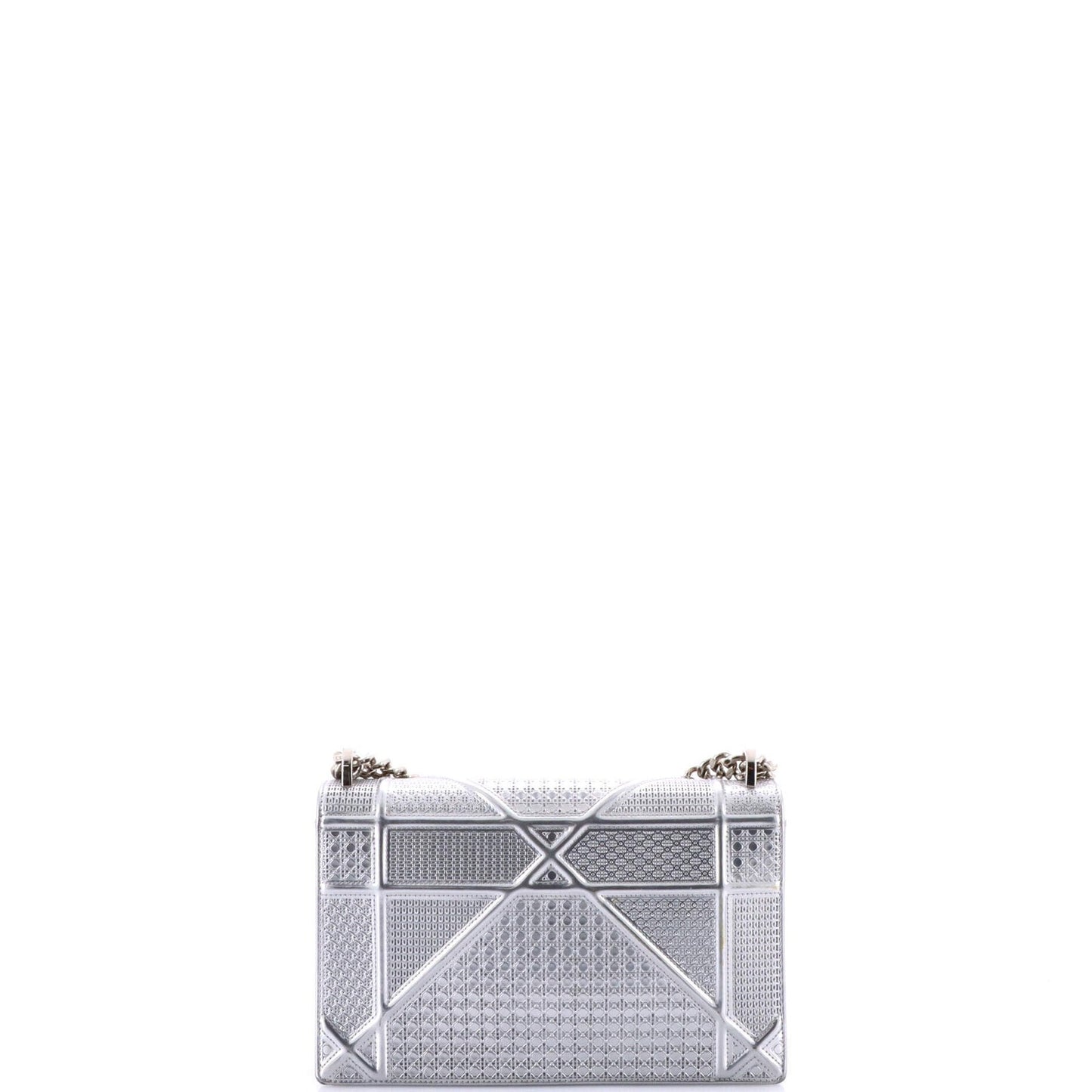 Christian Dior Diorama Flap Bag Cannage Embossed Calfskin Medium