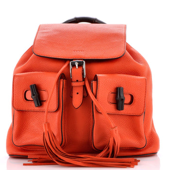 Gucci Bamboo Tassel Backpack Leather Medium