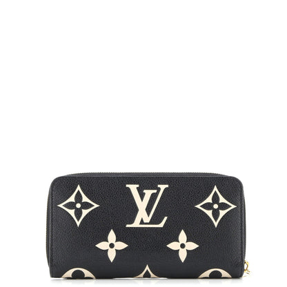 Louis Vuitton Zippy Wallet Bicolor Monogram Empreinte Giant