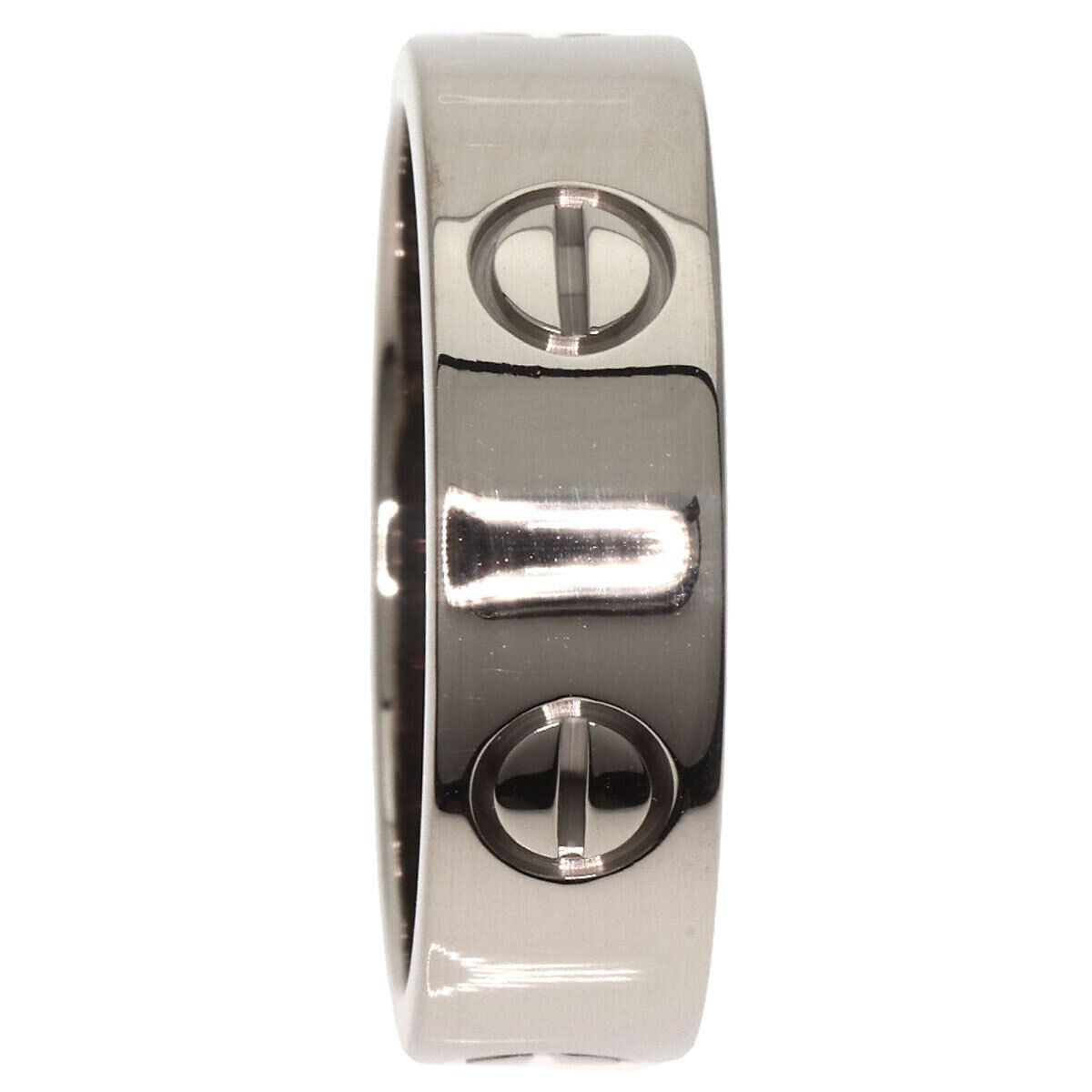 CARTIER Ring love ring #57 K18 White Gold