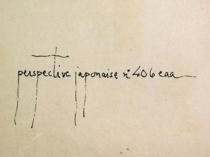 Oscar Reutersvrd Perspective Japonaise 406 Framed Impossible Figure Optical Art