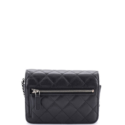 Chanel Wallet On Chain Quilted Caviar Mini