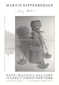 Martin Kippenberger Pace/ Macgill Signed 