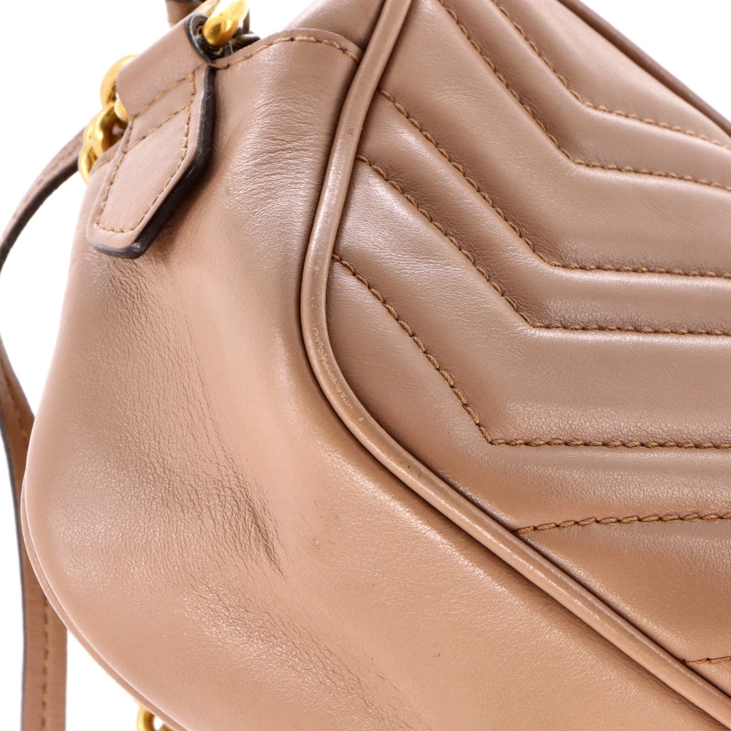 Gucci Gg Marmont Shoulder Bag Matelasse Leather Mini