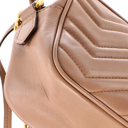 Gucci Gg Marmont Shoulder Bag Matelasse Leather Mini
