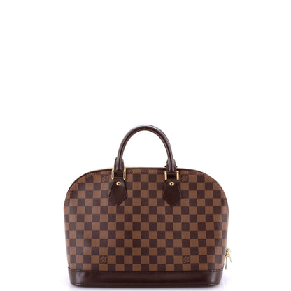 Louis Vuitton Vintage Alma Handbag Damier Pm