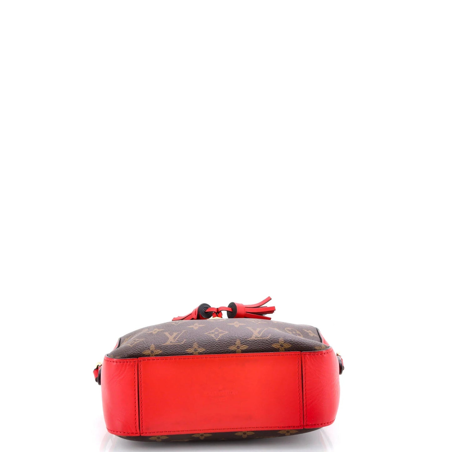 Louis Vuitton Saintonge Handbag Monogram Canvas With Leather