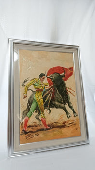 Original Lopez Canito Oil Painting On Canvas 