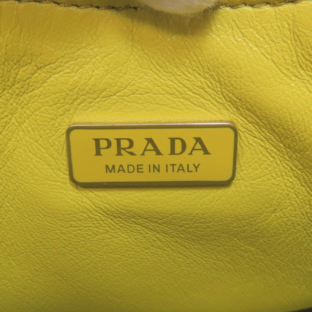 Calf PRADA Logo Hardware Shoulder Bag