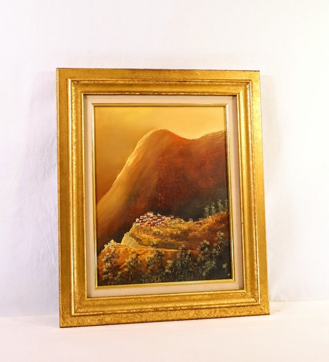 Rigoberto Pazmio Cruz (Inti) 1999 Original Oil Painting Saliendo De Alaus