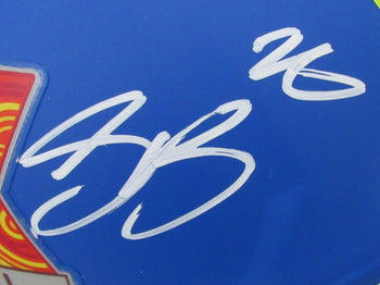 Saquon Barkley Signed Blue Sb Lix Full Size
