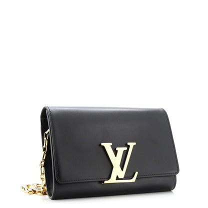 Louis Vuitton Chain Louise Clutch Leather Mm