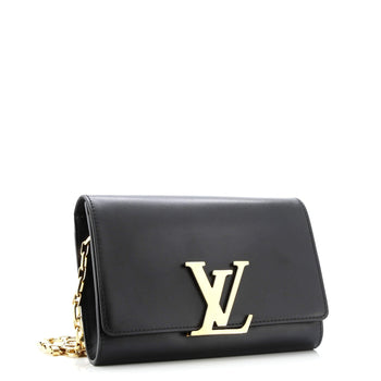 Louis Vuitton Chain Louise Clutch Leather Mm