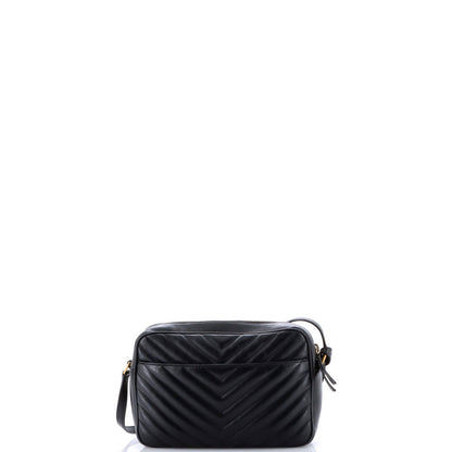 Saint Laurent Lou Camera Bag Matelasse Chevron Leather Small