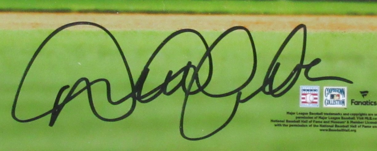 Derek Jeter Hof Autographed 8X10 Photo Collage Yankees Framed 188707