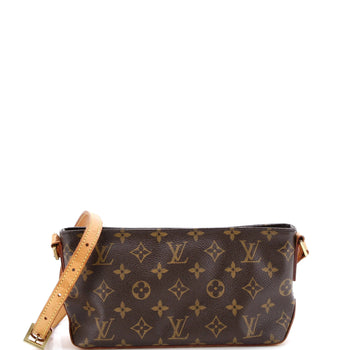 Louis Vuitton Trotteur Handbag Monogram Canvas