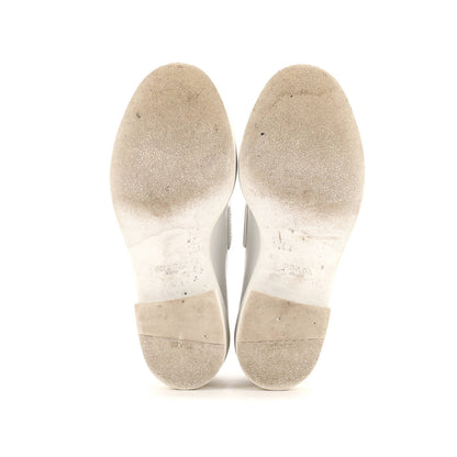 Prada Women'S Triangle Logo Loafers Spazzolato Leather