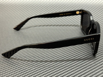 GUCCI GG1583S 001 Black Grey Men's Large 56 mm Sunglasses