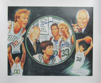Bird/Mchale/Parish/Auerbach Multi-Signed 24X20