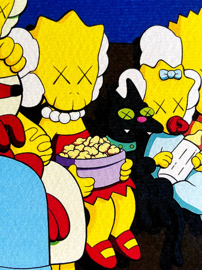 Kaws Lithograph Mori Art Museum Coa Numbered 200 Ex