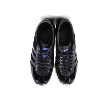 Gucci X Adidas Women'S Gazelle Wedge Sneakers Velvet And Crocodile Embossed