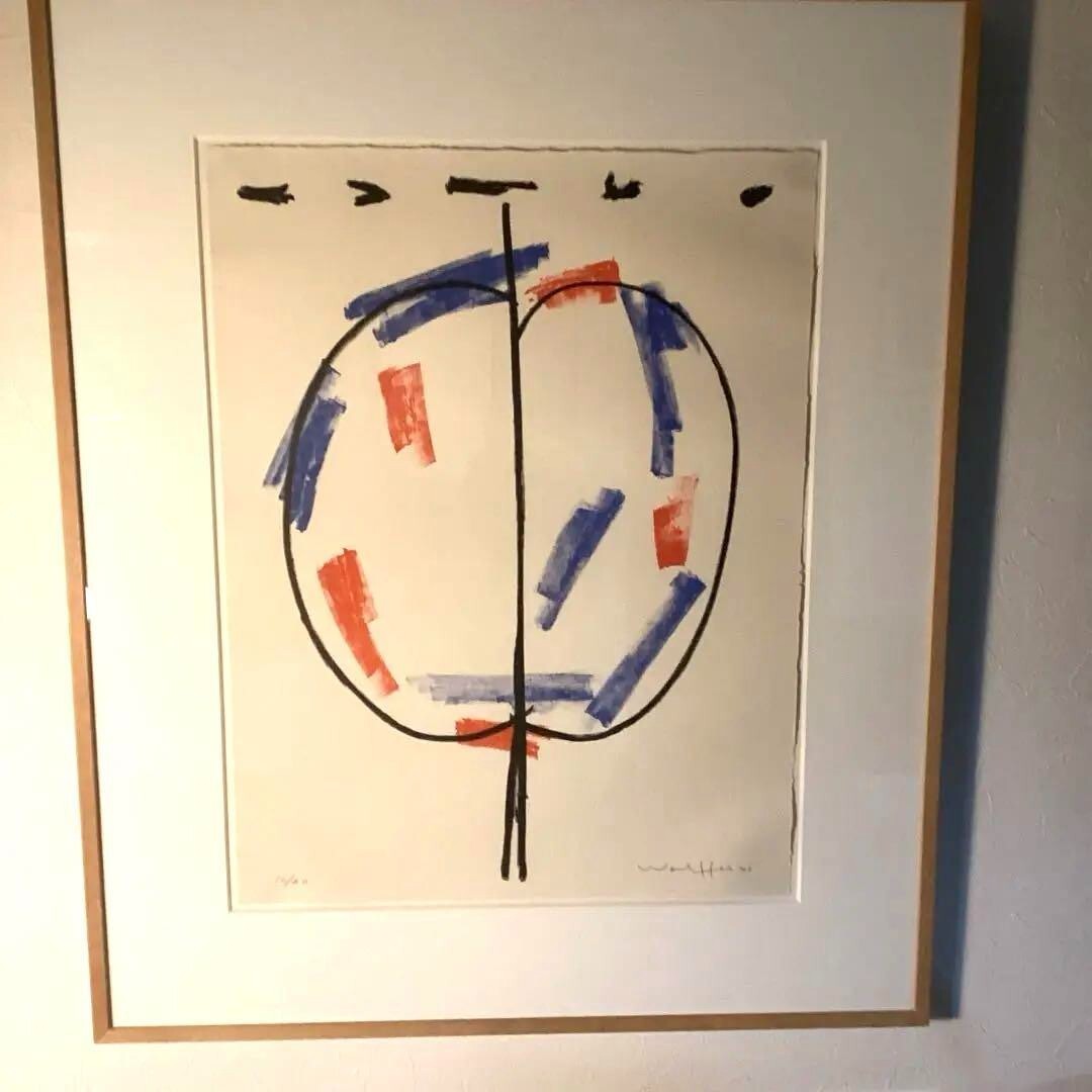 Framed Emerson Woelffer (American) ED20 Signed Original Lithograph 1961 Numbered