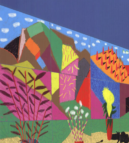 David Hockney 20 Flowers And Some Bigger Pictures " Offset Lithogra