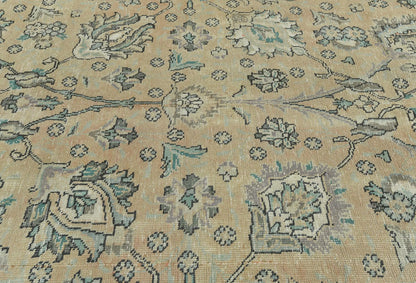 Semi-Antique Vintage Oriental Rug 9'8X12'5 Ft