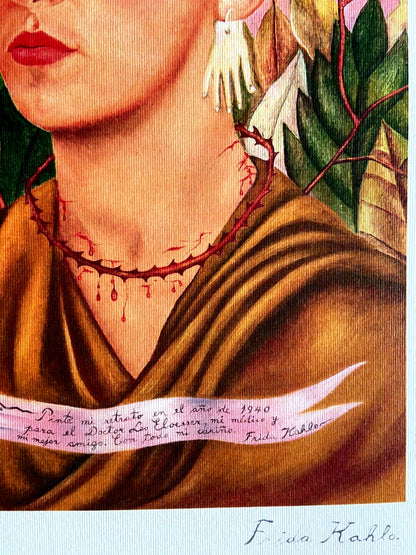 Frida Kahlo Lithograph 275 Ex Coa Original