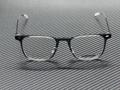 MONT BLANC MB0395ON 004 Grey Silver 51 mm Medium Eyeglasses