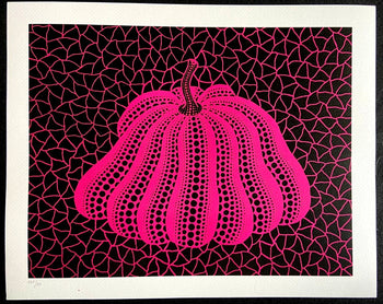 Yayoi Kusama, Lithograph Coa Original Certified Hand-Numbered