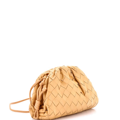 Mini Bottega Veneta The Pouch Intrecciato Nappa