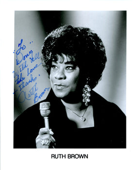 Ruth Brown Autographed 8X10 Photo