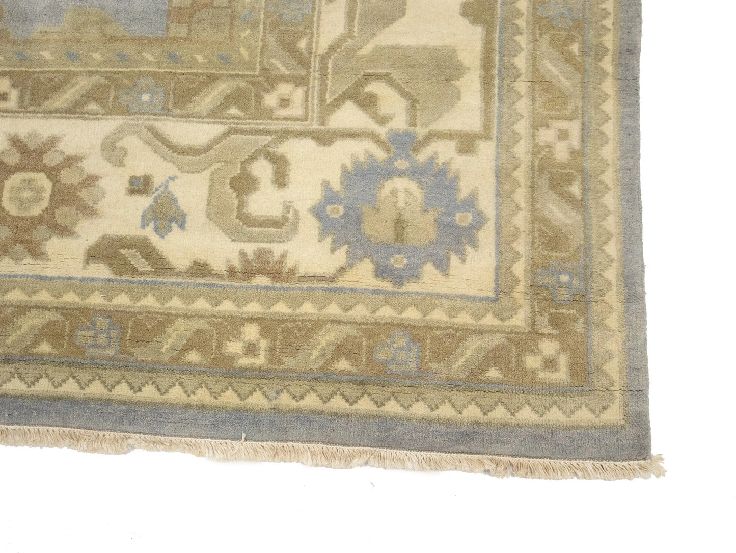 Extra Large Handmade Oushak 10X14 ft Oriental Rug Floral Carpet Living Room
